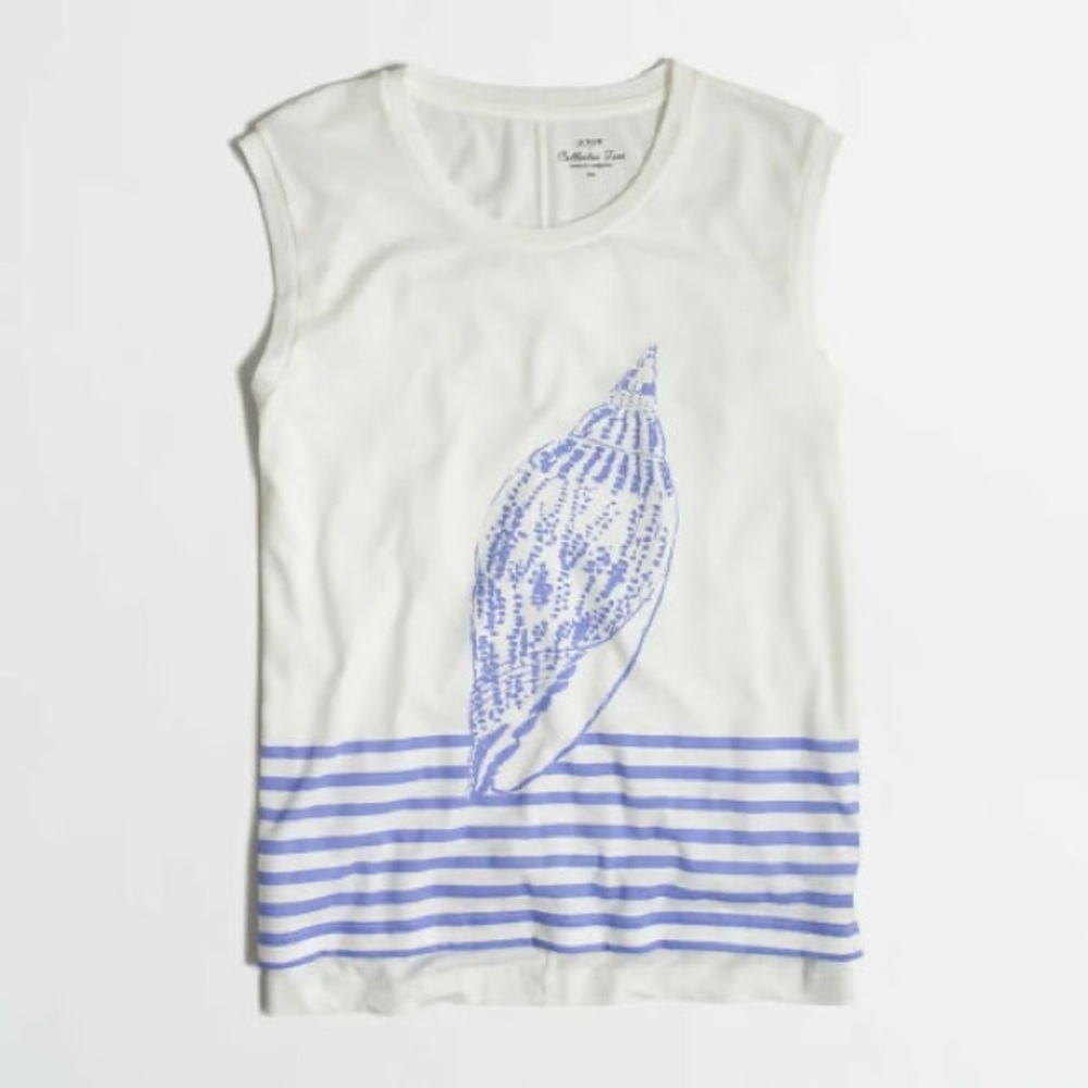 J. Crew Seashell Collectors Tee